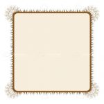 Abstract Frame with Spikes and Arabesque